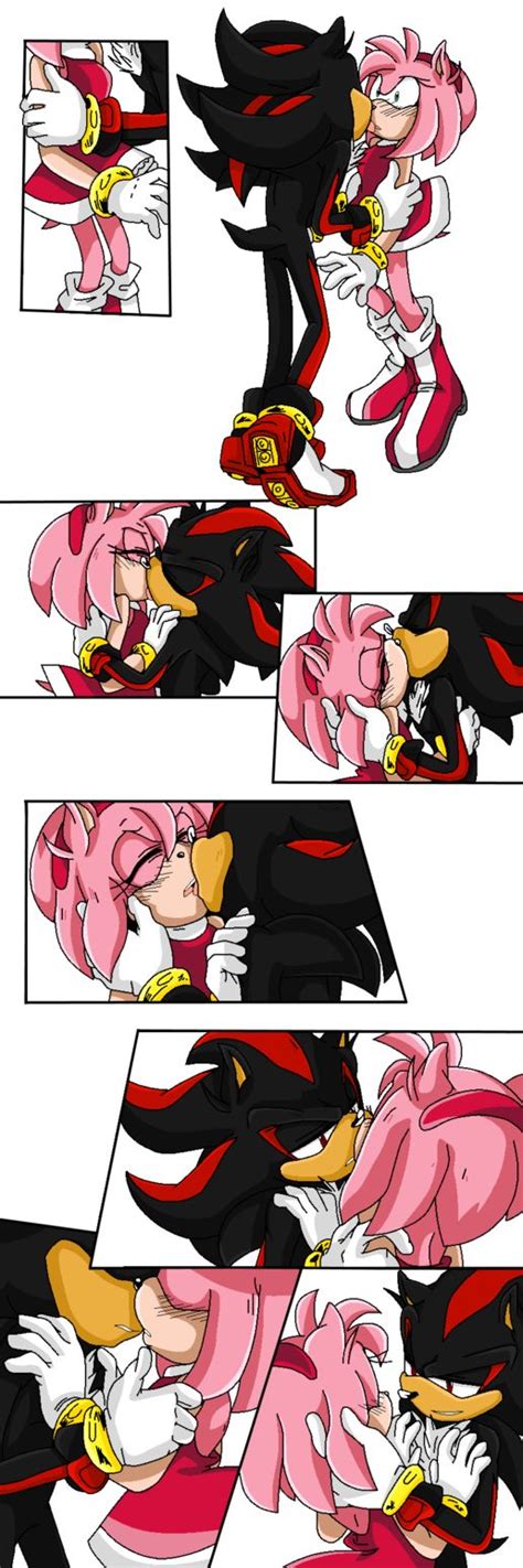 shadow and amy comic|shadamy kissing.